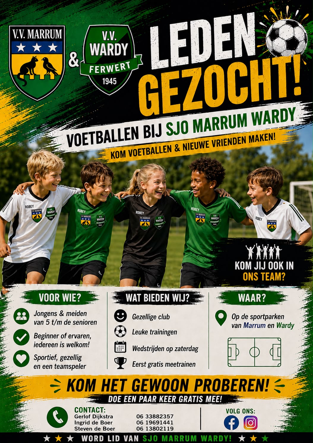 Jeugdleden gezocht